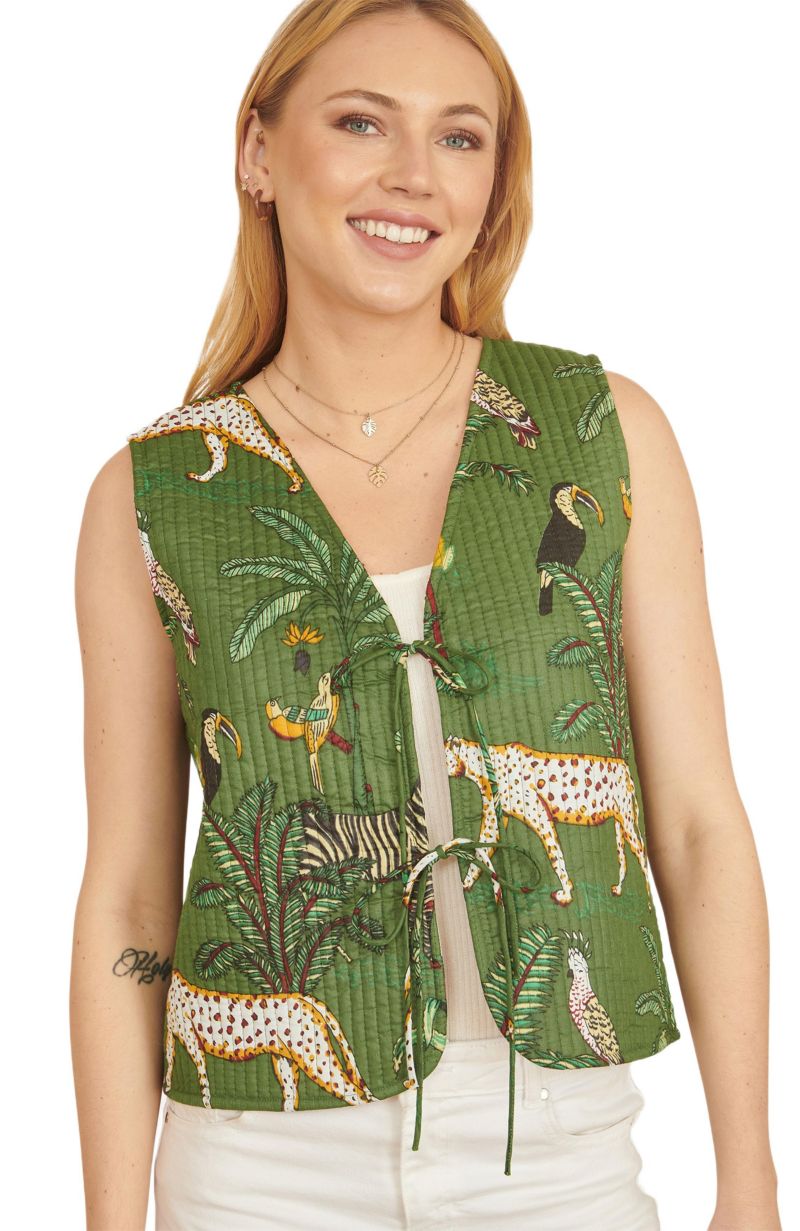 Women's Reversible Cotton Quilted Jacket