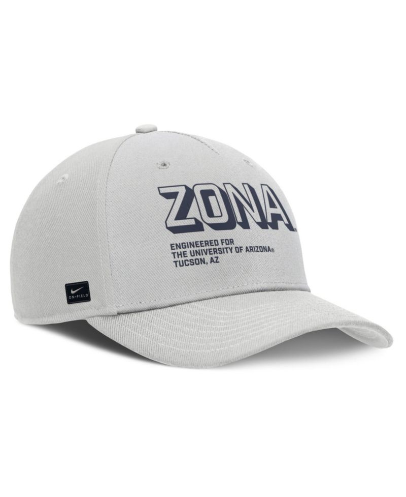 Men's Gray Arizona Wildcats 2025 Sideline Dust Pinched Rise Adjustable Hat