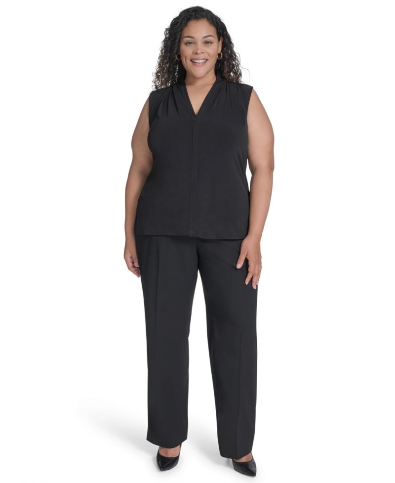 Plus Size V-Neck Top