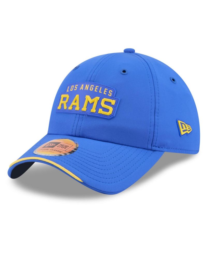 Men's Royal Los Angeles Rams 2026 Sideline Throwback Casual Classic Adjustable Hat