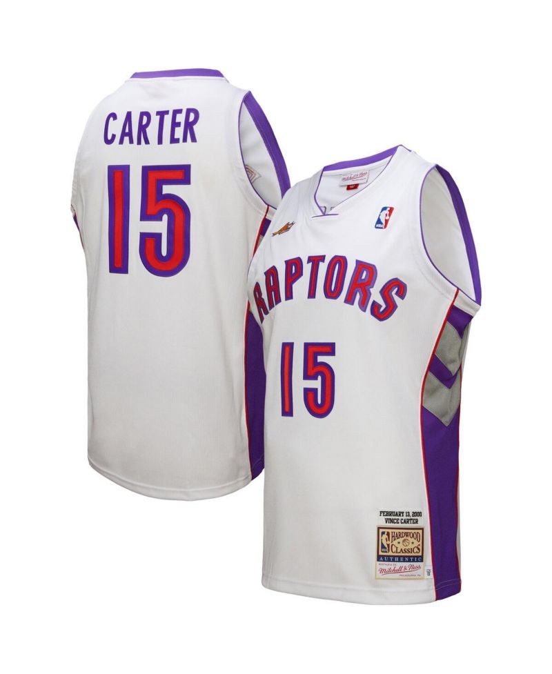 Men's Vince Carter White Toronto Raptors 2000 NBA All-Star Game Authentic Jersey