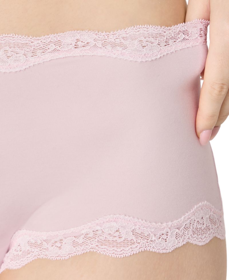 Women's Everyday Pretty Lace Mid-Rise Boyshort Panty DMPLBS
