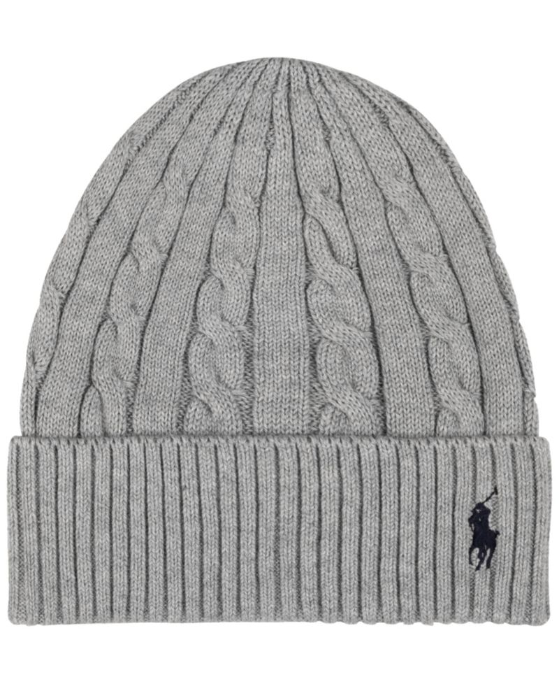 Men's Cashmere Cable Beanie Hat