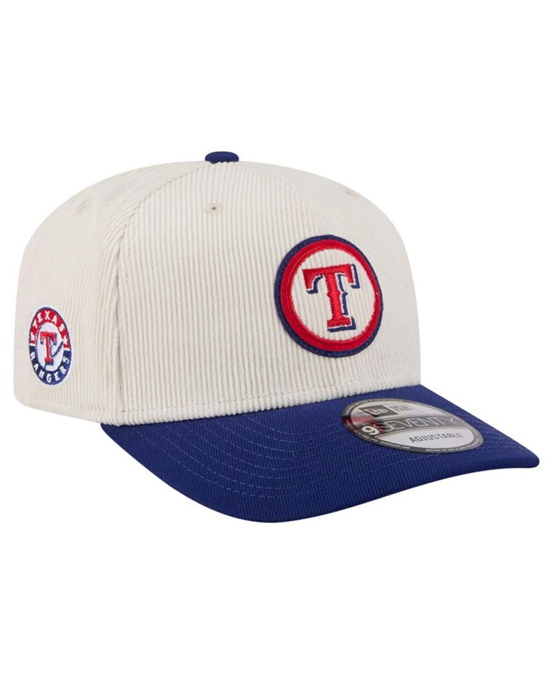 Men's Cream Texas Rangers Loyal 9SEVENTY Adjustable Hat