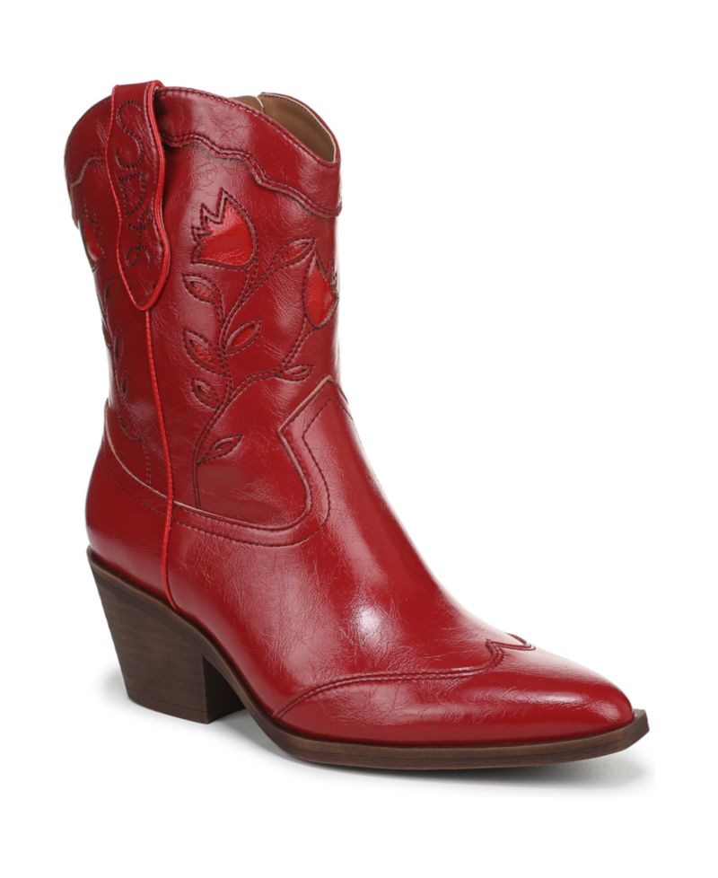 Women's Flash Block Heel Western Booties