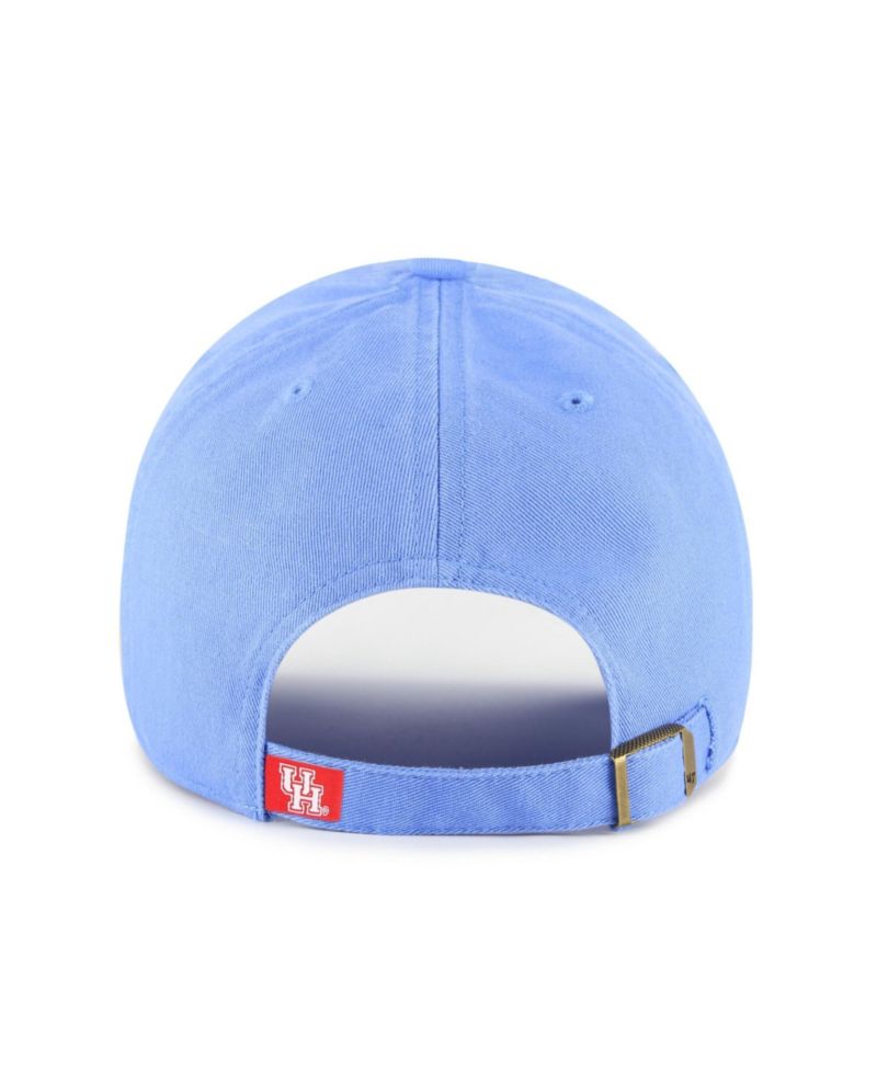 Men's '47 Light Blue Houston Cougars Script Clean Up Adjustable Hat