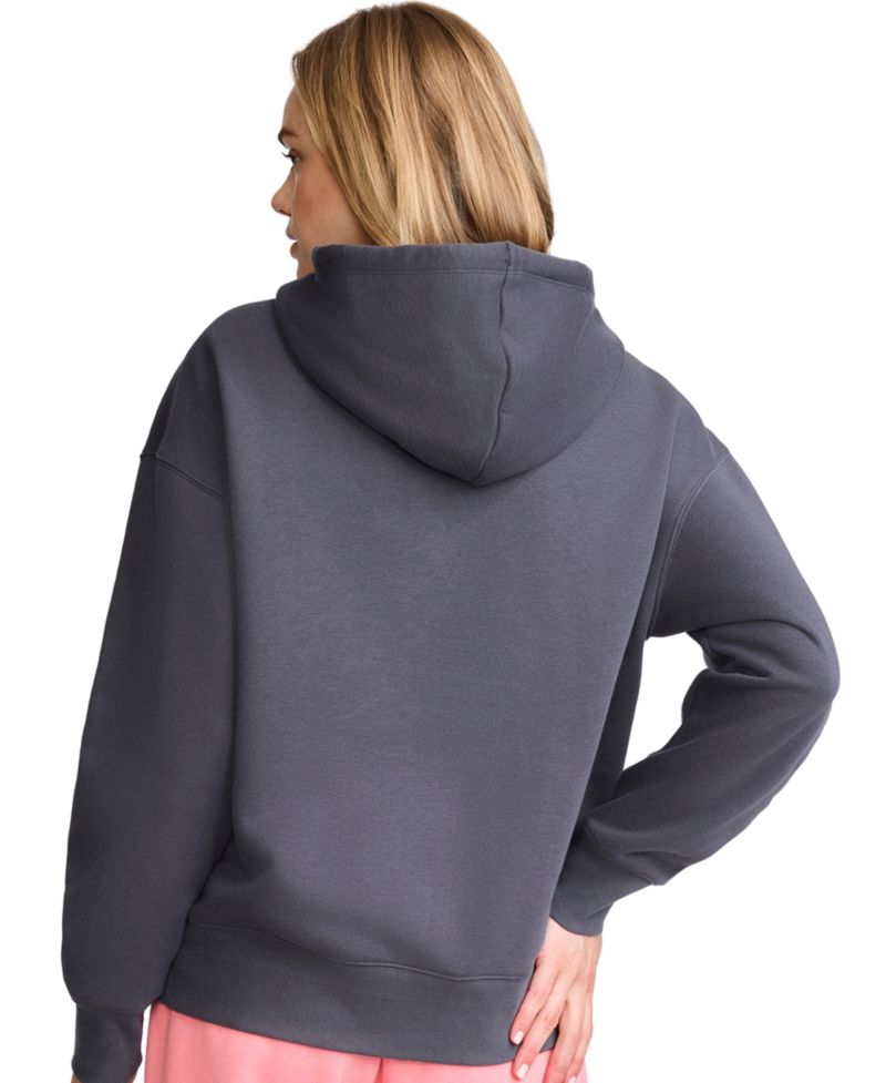 Women's Fleece Long-Sleeve Satin Applique Hoodie
