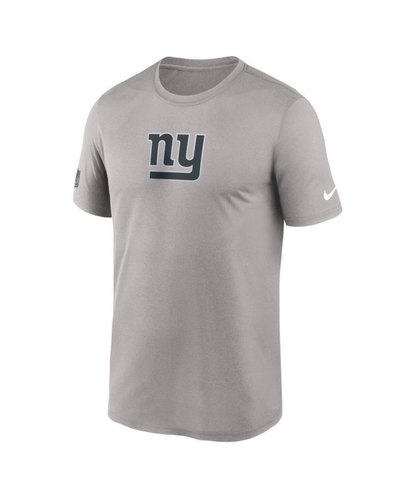 Men's Gray New York Giants Sideline Lead The Charge Legend Dri-FIT T-Shirt