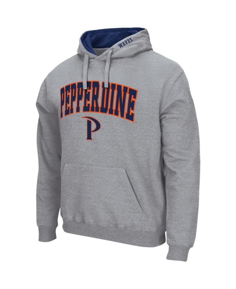 Men's Pepperdine Waves Arch and Logo Pullover Hoodie