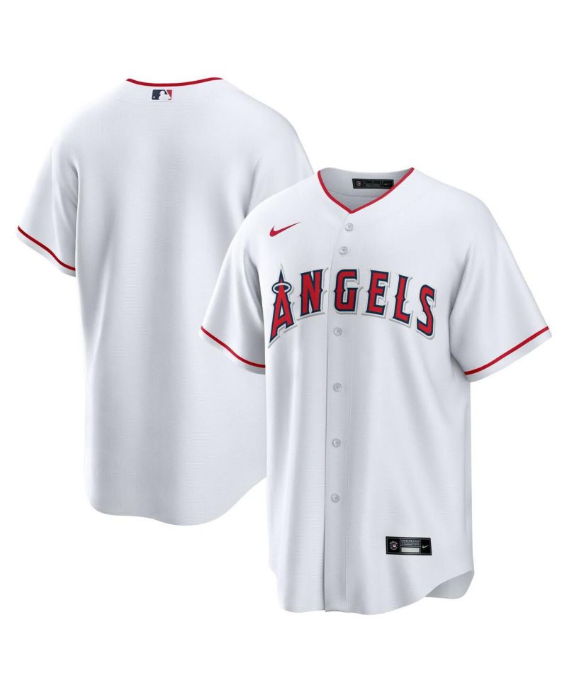Men's White Los Angeles Angels Home Big & Tall Replica Jersey
