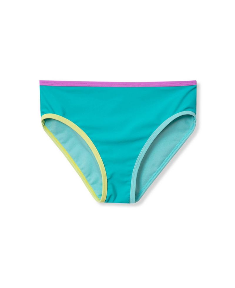 Girls Chlorine Resistant Contrast Bikini Bottoms
