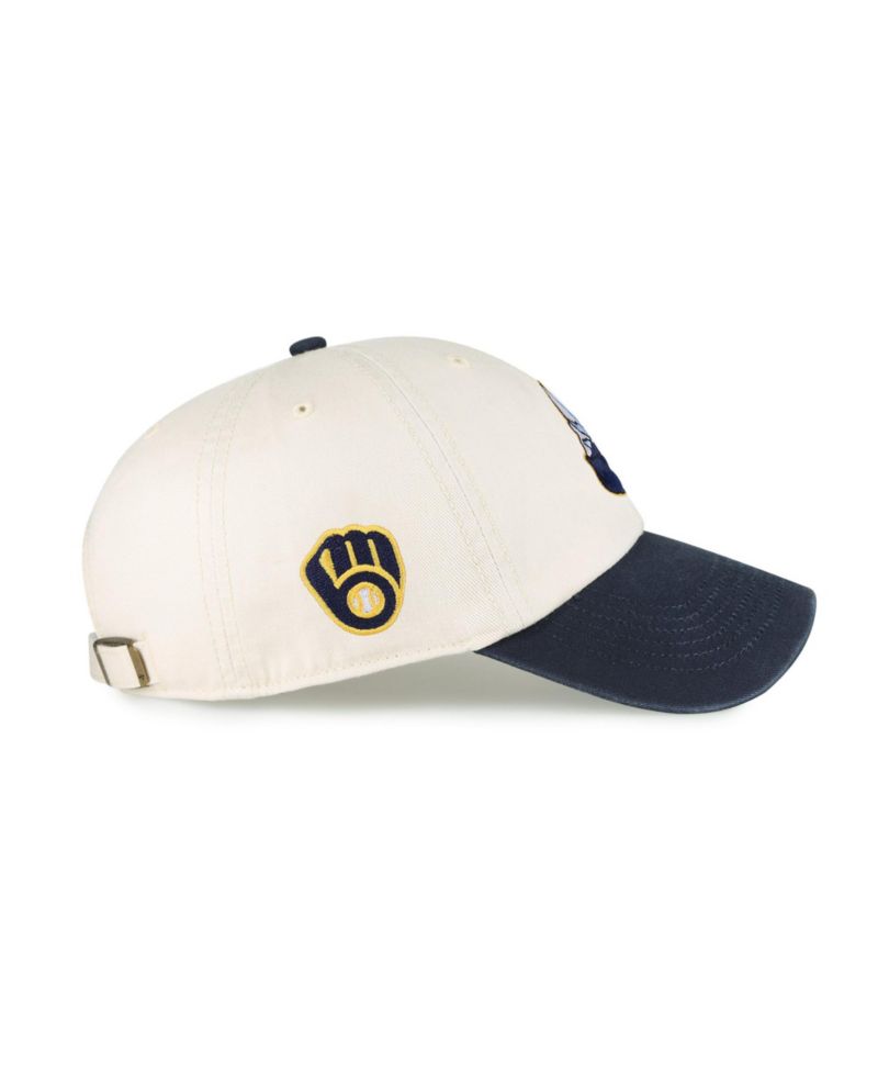 Milwaukee Brewers Single Swirl Ice Cream Helmet 2.0 Clean Up Adjustable Cotton Hat