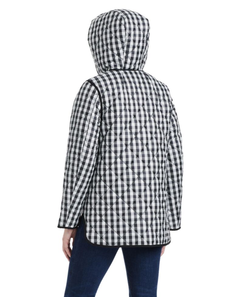 Women's Diamond Quilted A-line Jacket