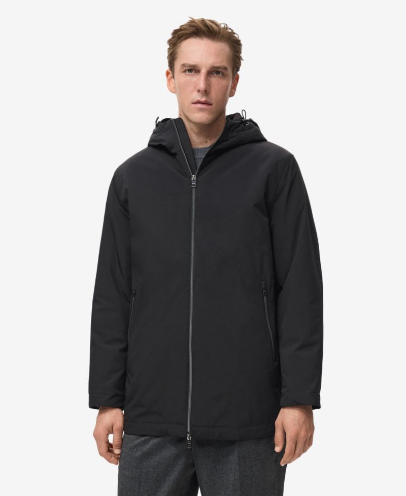 Men's Water-Repellent Hooded Parka