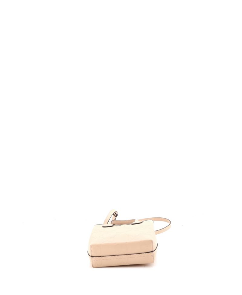 Mini Vertical Tote GG Embossed Leather