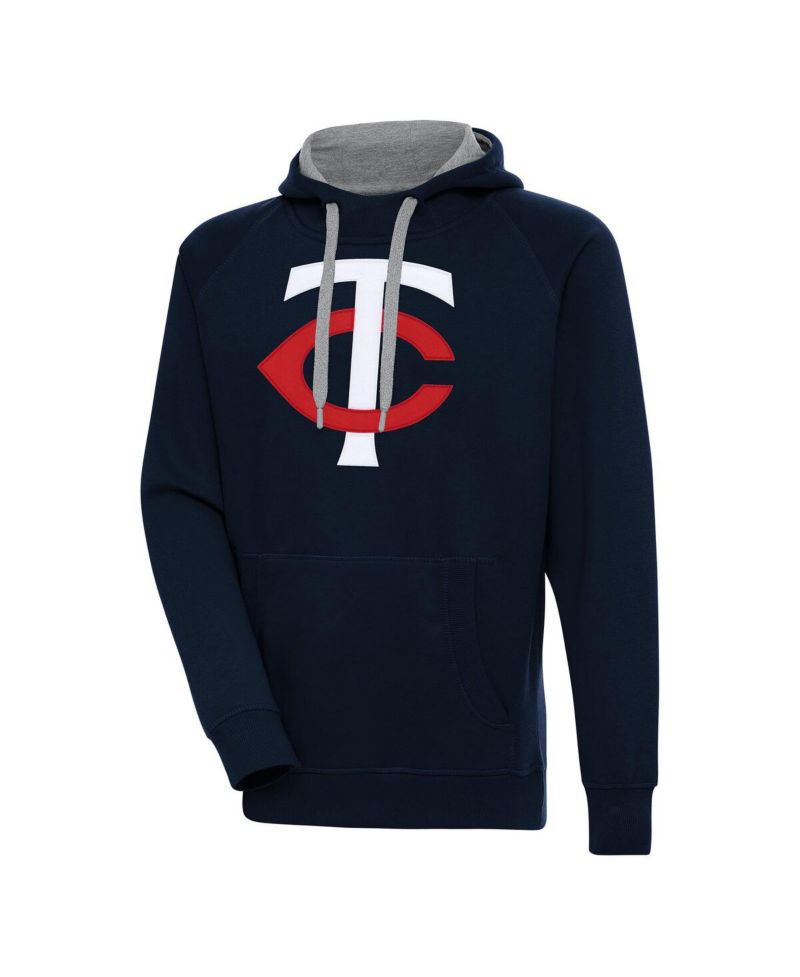 Men's Navy Minnesota Twins Victory Pullover Hoodie