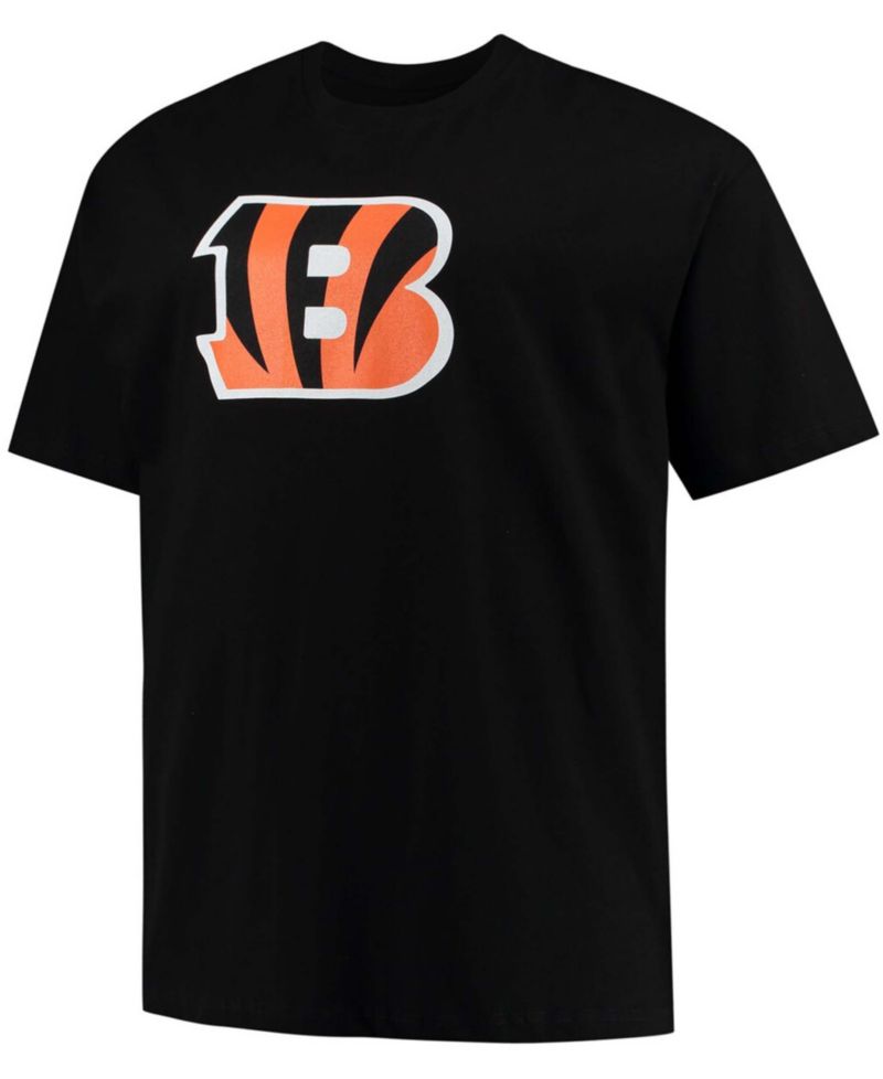Men's Big and Tall Joe Burrow Black Cincinnati Bengals Player Name & Number T-shirt