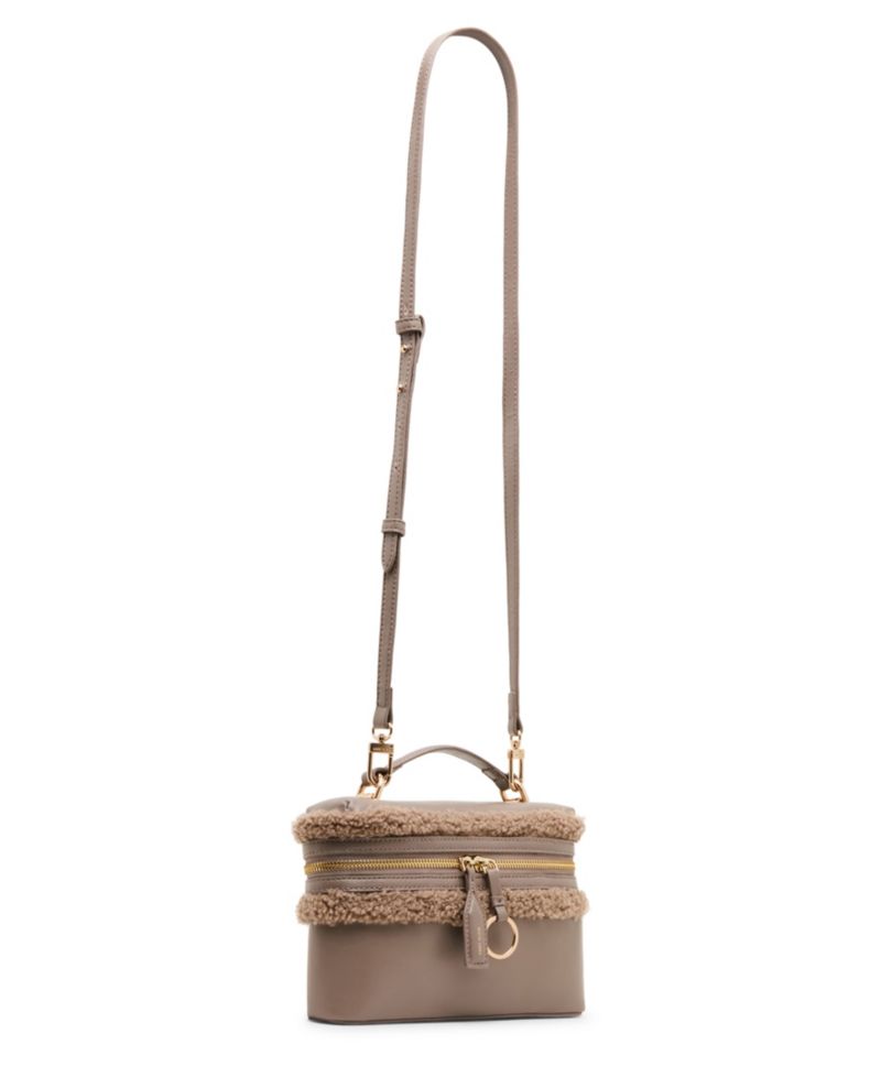 Women's Faux Sherpa Train Case