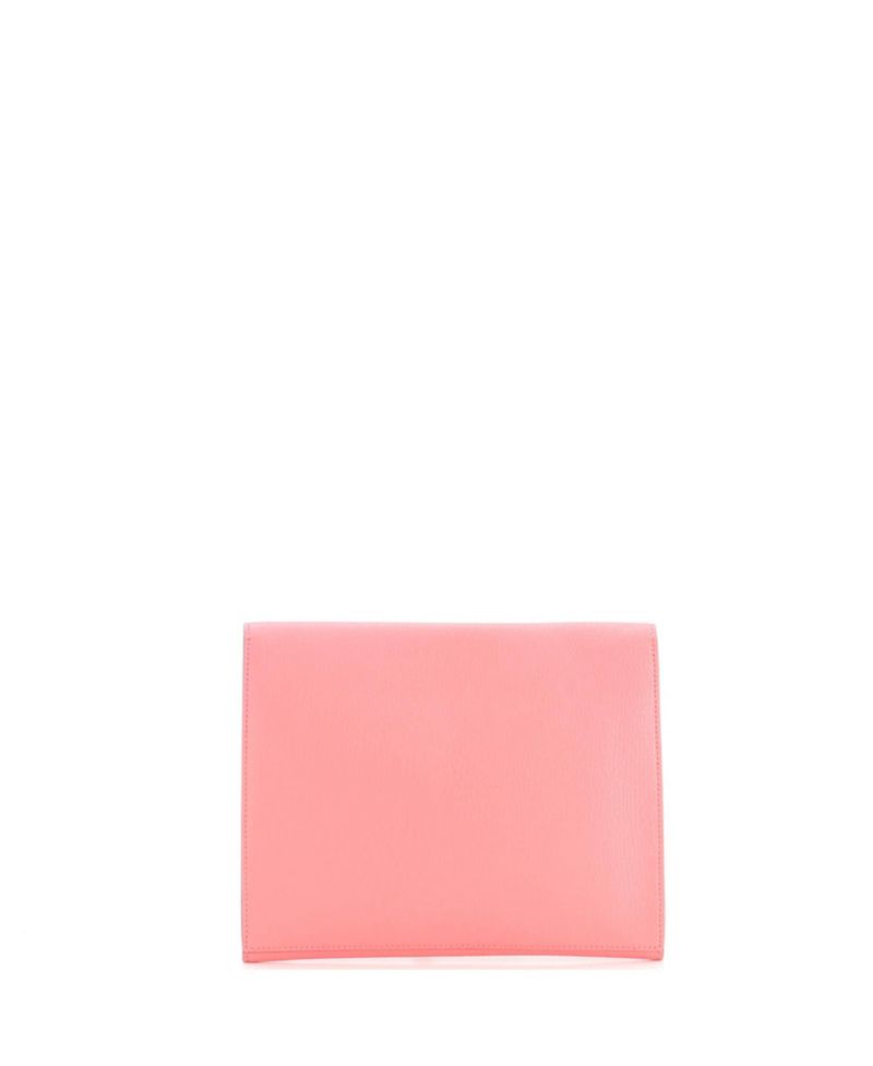 Pre-Owned Hermes Cinhetic Clutch Chevre Mysore