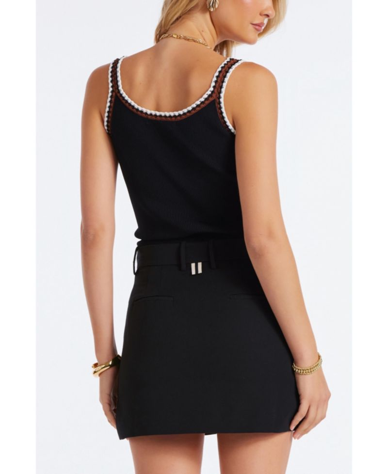 Women's Bishop + Young Charlize Crochet Detail Tank