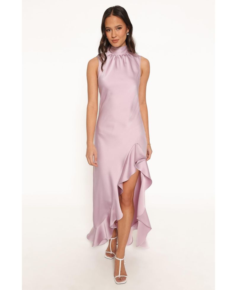 Women's Brialyn Sleeveless Asymmetric-Ruffle Maxi Dress