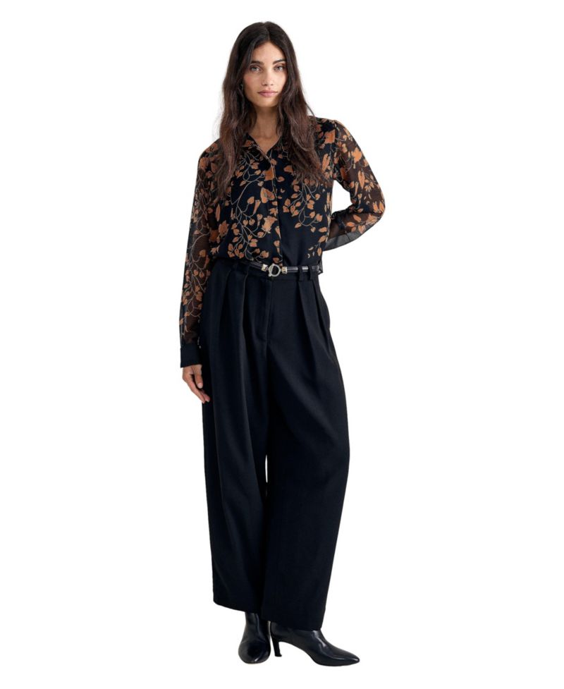 Women's Clenence Floral Sheer Blouse