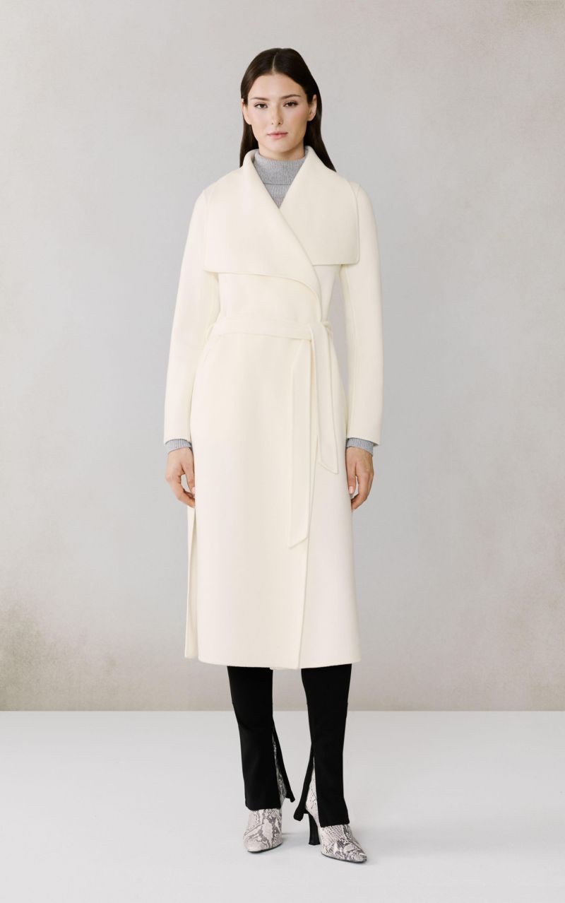 Women's Britta-U Double Face Wool Wrap Coat
