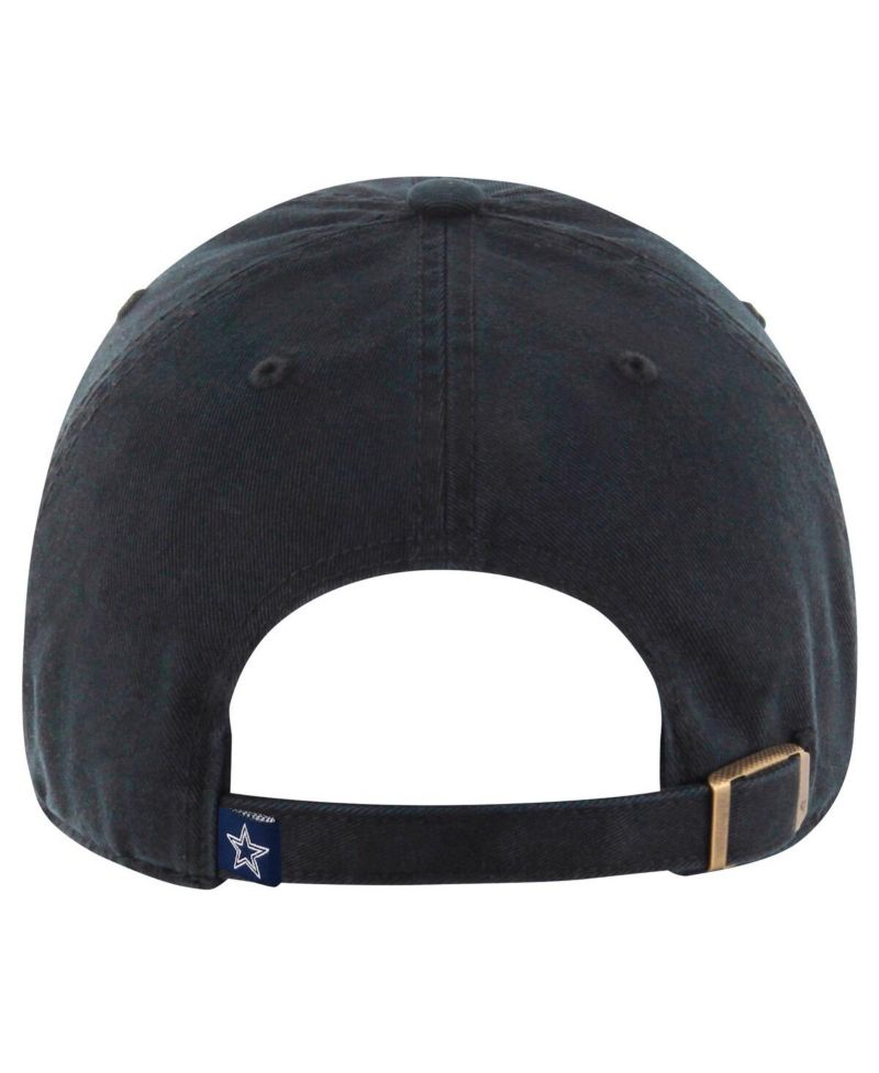 Men's Black Dallas Cowboys Secondary Clean Up Adjustable Hat