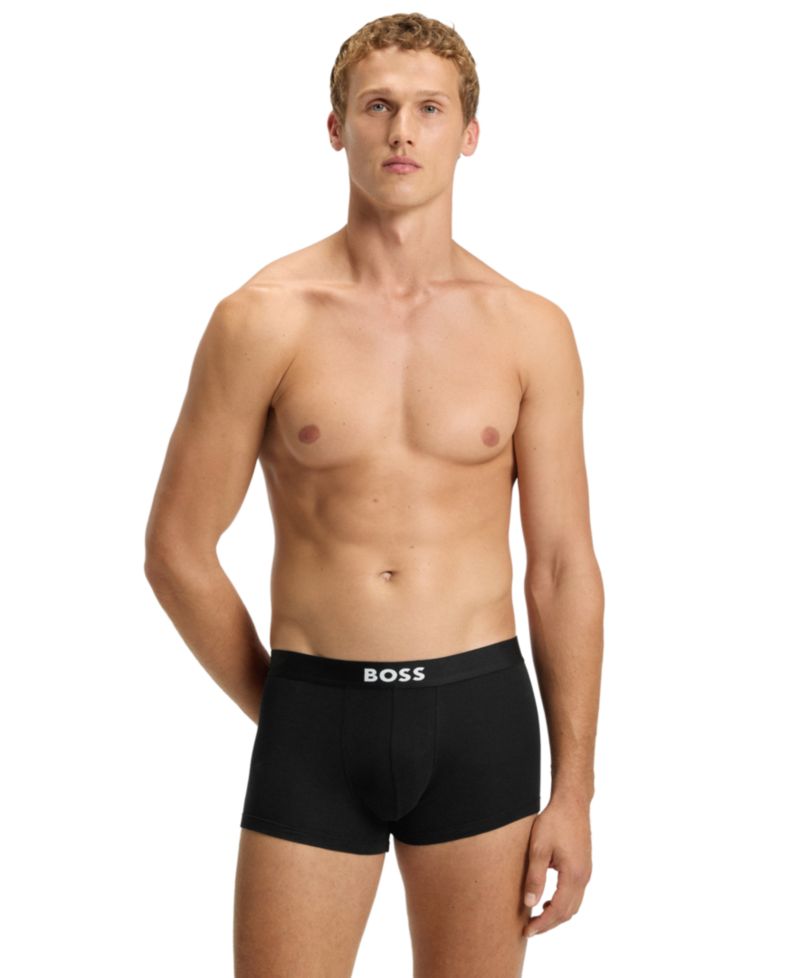 Men's 3-Pack Stretch Cotton Trunks