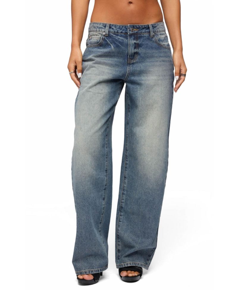Women's Heidie Low Rise Baggy Jeans