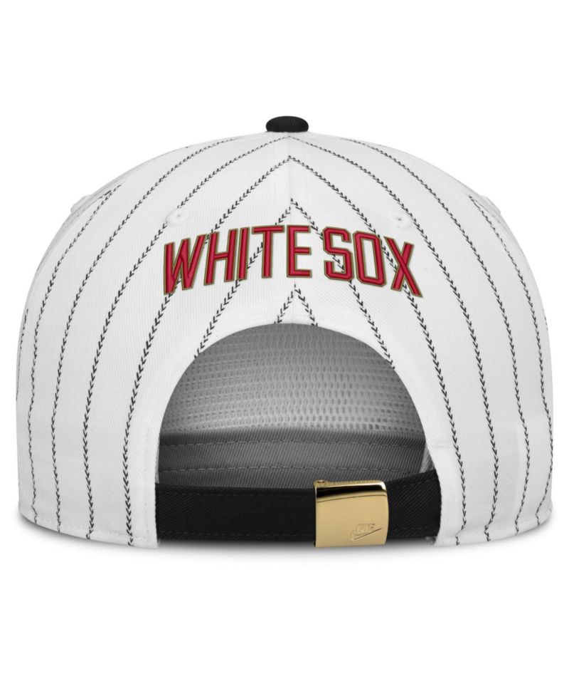 Men's White/Black Chicago White Sox Cooperstown Collection Pro Adjustable Hat