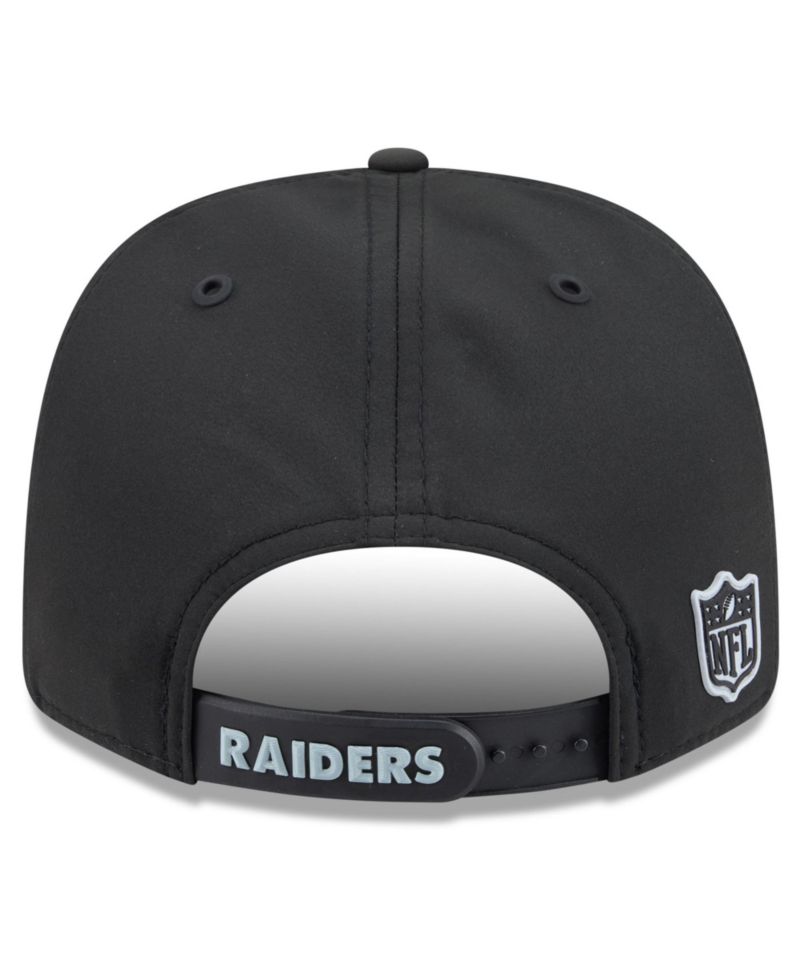 Men's Black Las Vegas Raiders 2026 Sideline 9SEVENTY Adjustable Hat