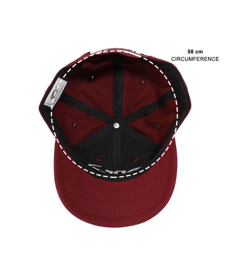 Men's Dr Pepper Embroidered 3D Logo Red Traditional Adjustable Hat