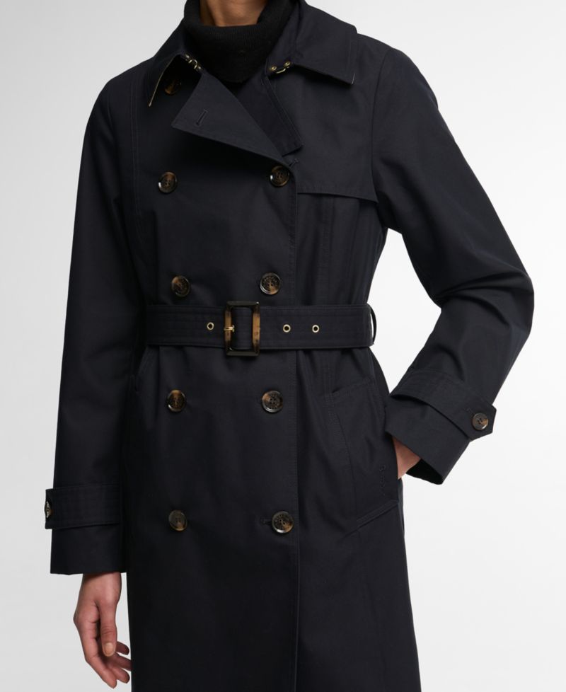 Women's Greta Double-Breasted Belted Trench Coat