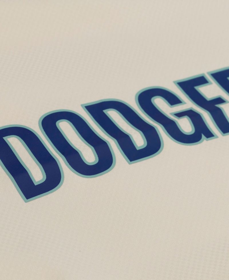 Men's Jackie Robinson Cream Los Angeles Dodgers Full-Snap Yacht Rock Name & Number Hooded Coach's Jacket