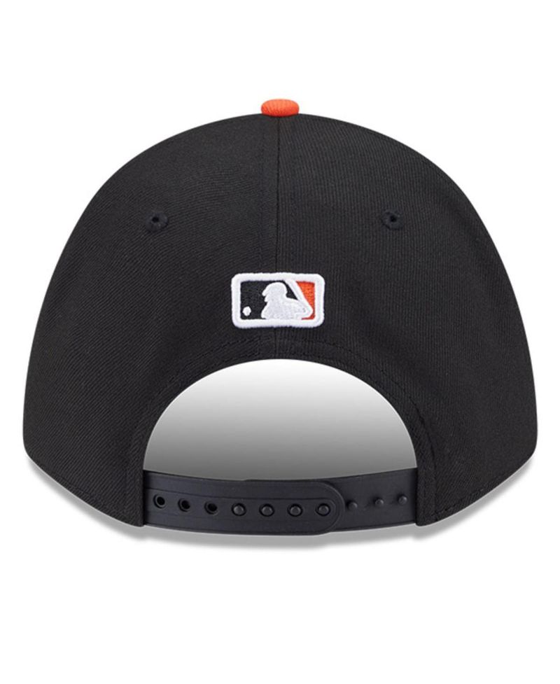 Men's Black Baltimore Orioles Player Replica 9Forty Adjustable Hat