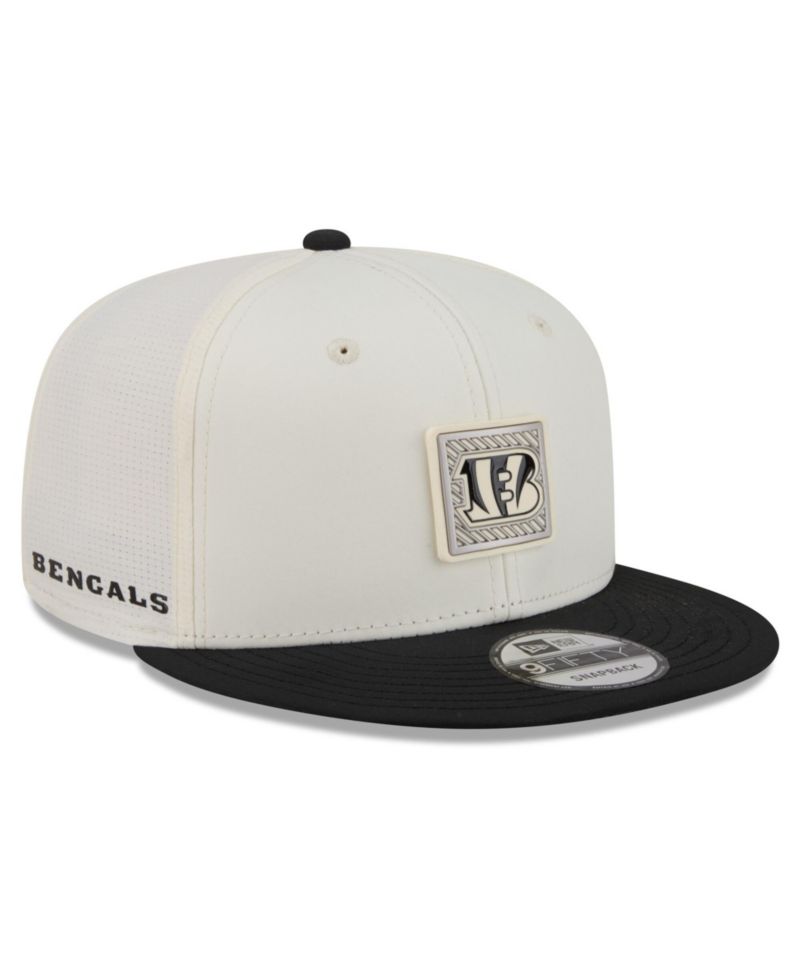Men's Cream/Black Cincinnati Bengals 2026 NFL Training Camp 9FIFTY Snapback Hat