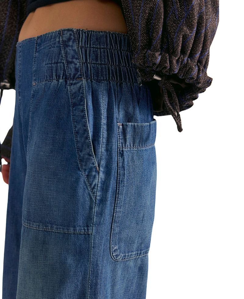Women's We The Free Mid-Rise Wide-Leg Utility Jeans