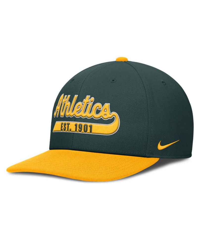 Men's Green/Gold Athletics Pro Performance Snapback Hat