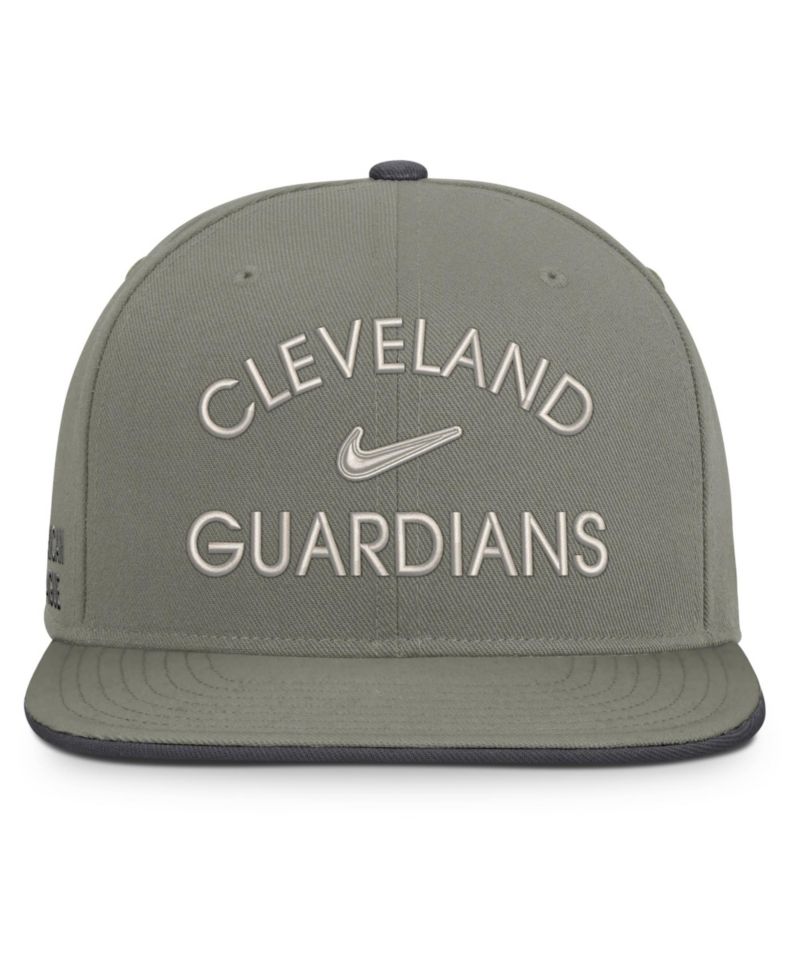 Men's Olive Cleveland Guardians Pro Dri-FIT Snapback Hat