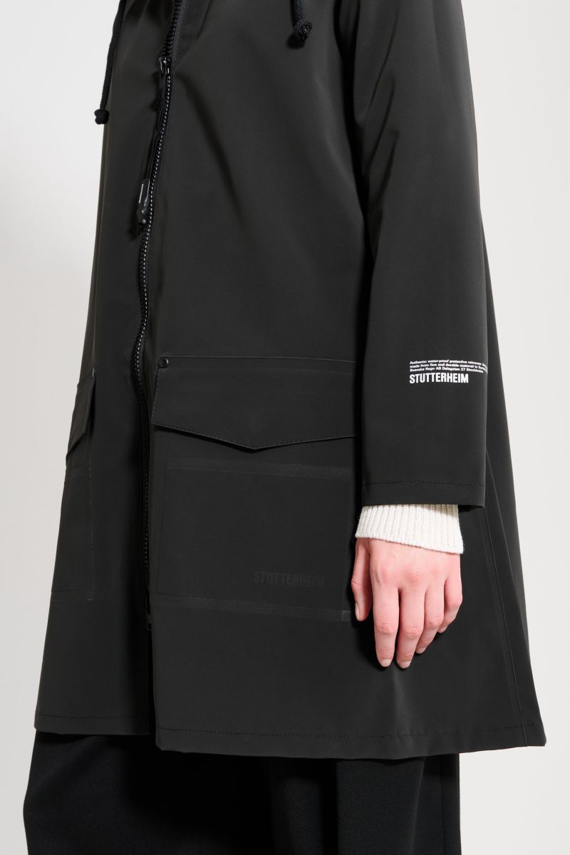 Women's Mosebacke Patch Matte Raincoat