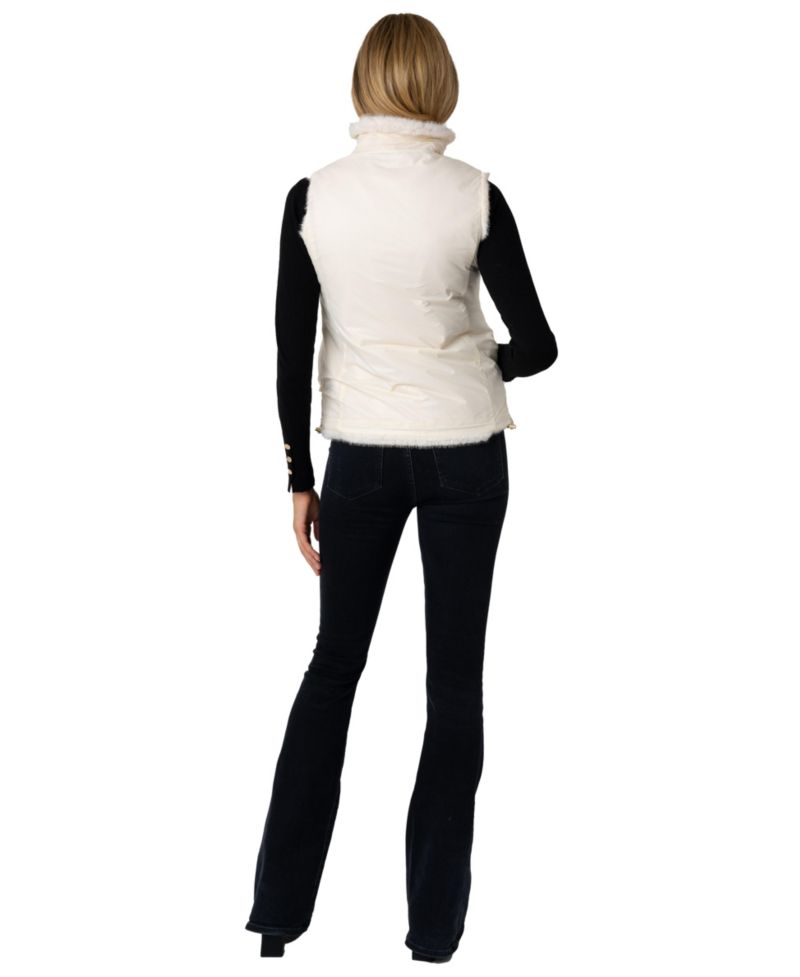 Women's Reversible Faux Fur Vest