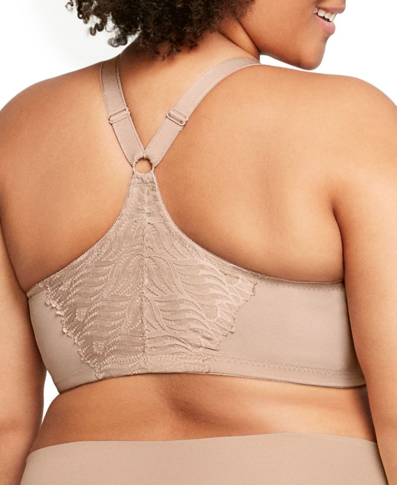 Women's Plus Size Wonder Wire Front Close T-Back Bra 1246