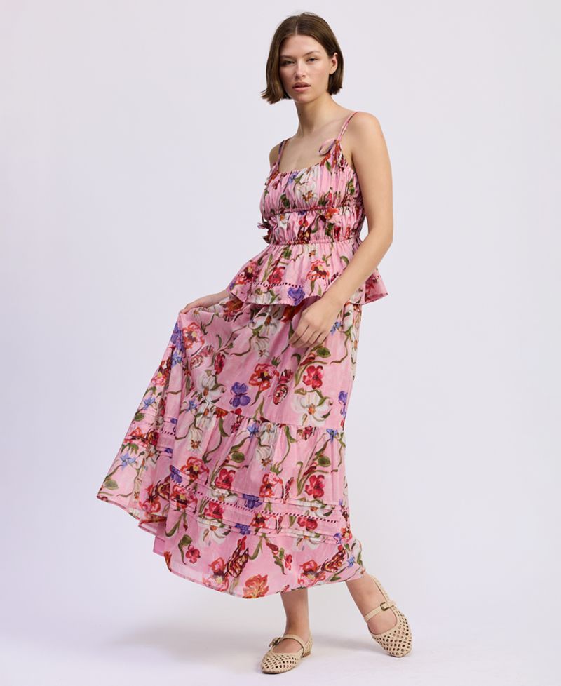 Women's Celeste Peplum Sleeveless Top