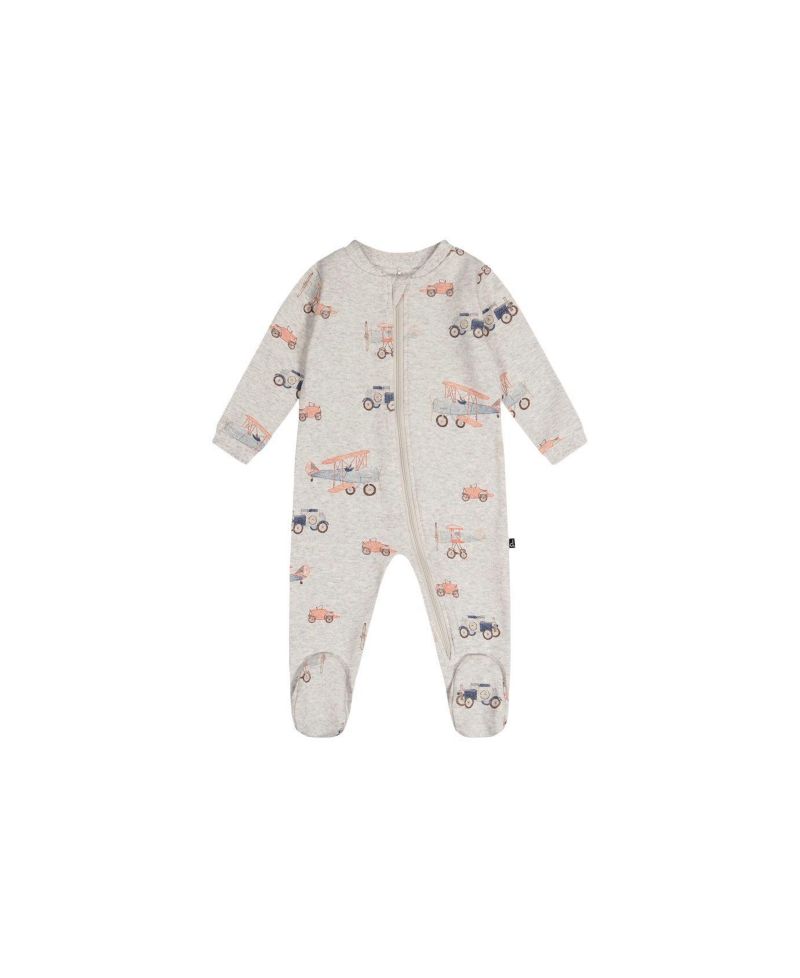 Baby Boy (3M - 24M) Organic Cotton One Piece Pajama