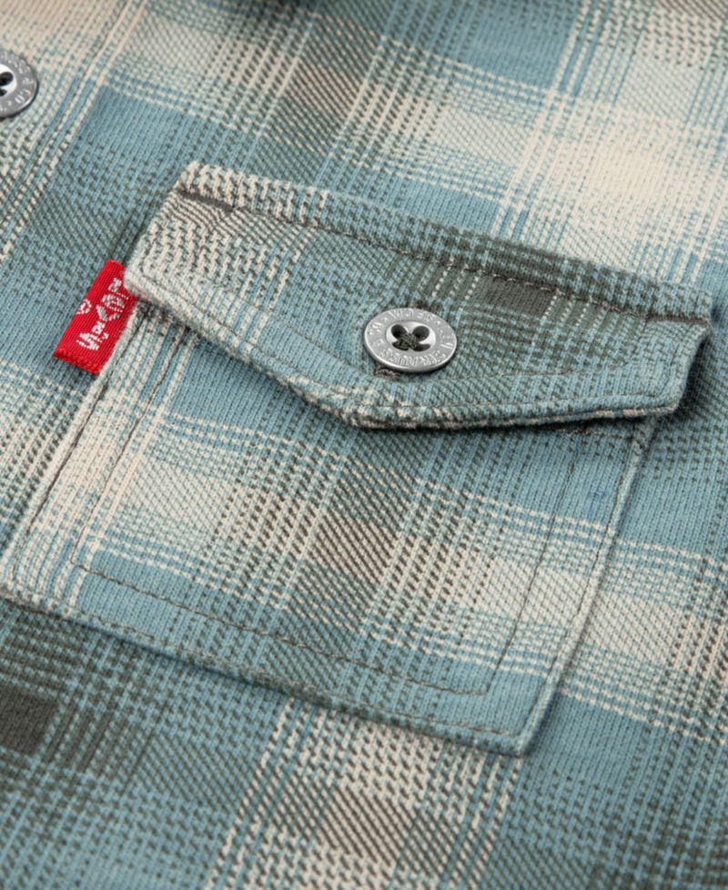 Baby Boys' Plaid Long-Sleeve Shirt and Joggers, 2-Piece Set