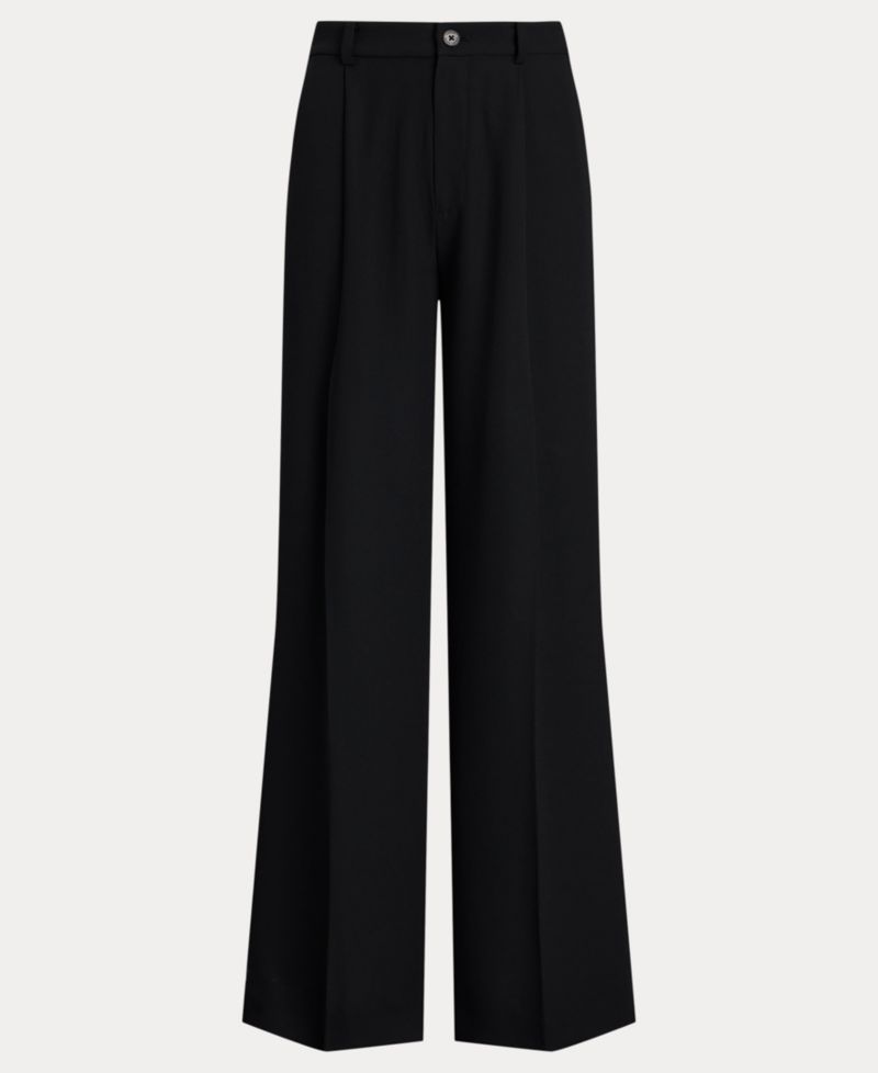 Women's Double-Faced Georgette Wide-Leg Pants
