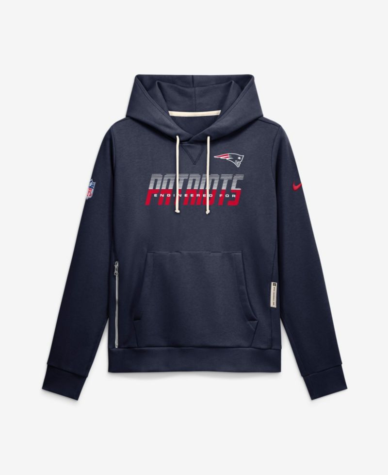 Women's Navy New England Patriots Sideline Standard Issue Dri-FIT Hoodie