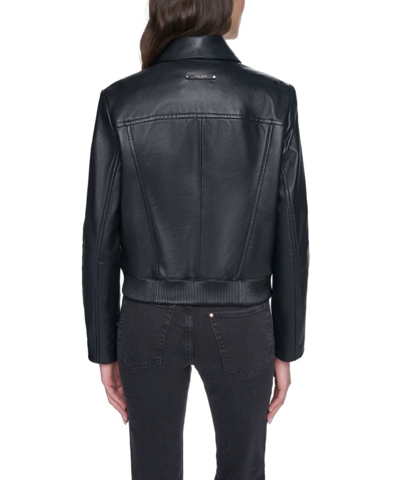 Women's Smooth Lamb Bomber Jacket
