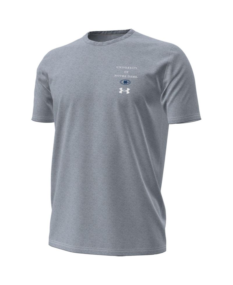 Men's Gray Notre Dame Fighting Irish 2026 Sideline Performance T-Shirt
